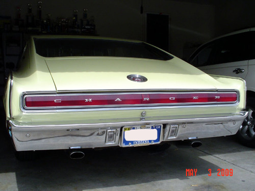 Tail Lamp Lens Molding Trim Kit 66-67 Charger 2 Piece