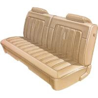 1973 Charger Rear Bench Met Parchment/Green/Bronze