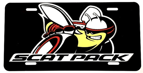 License Plate Scat Pack