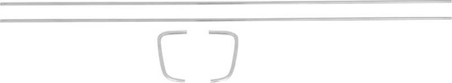 Tail Panel Molding Set 70-71 Barracuda Cuda
