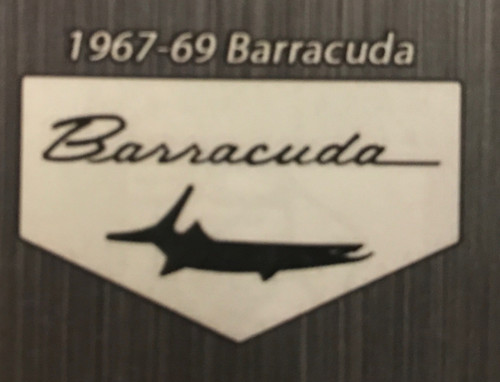 "Custom Vintage" A Body Floor Mats Rubber 67-69 Barracuda Fish or Formula S