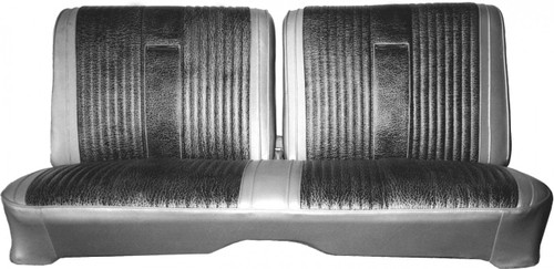 1967 Belvedere II & Belvedere II 4-Door Front Straight Bench Dark Copper/Copper