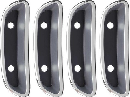 Hood Scoop Trim Chrome Bezels 67 Coronet