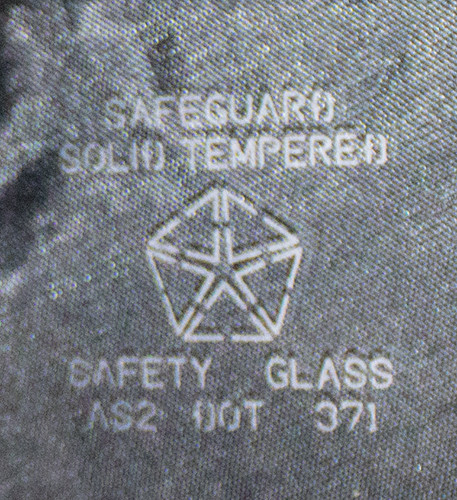 Back Glass Clear 68-70 B-Body (Except Charger)