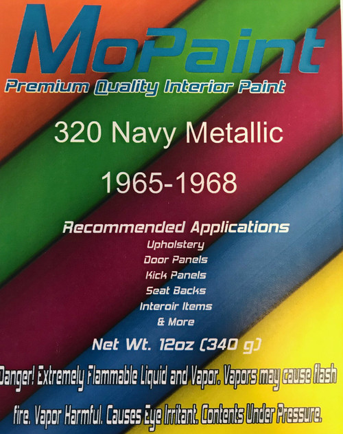 Metallic Navy Interior Paint 12oz Spray Can