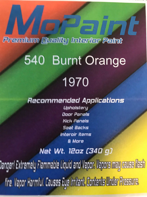 Burnt Orange 70 Interior Paint 12oz Spray Can
