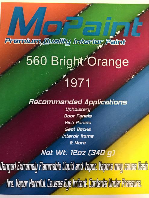 Burnt Orange 71 Interior Paint 12oz Spray Can