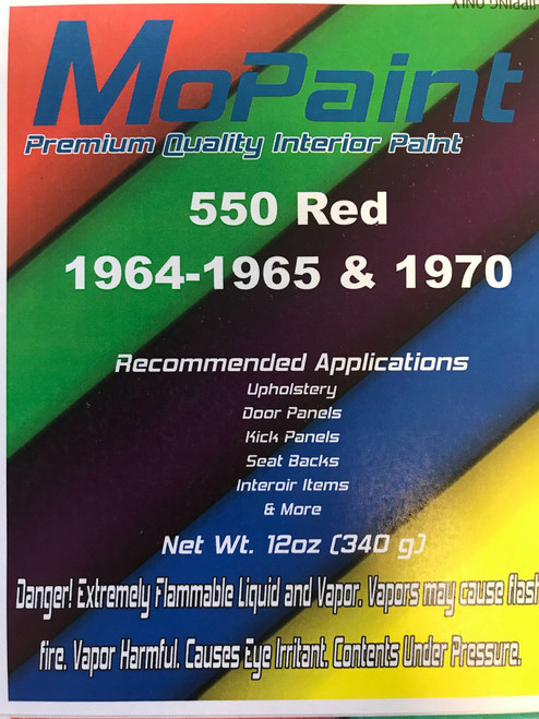 Red 64-65 & 70 Interior Paint 12oz Spray Can