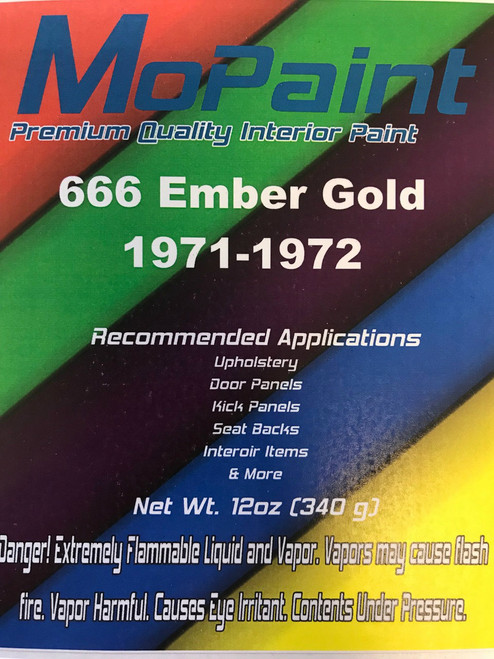 Ember Gold 71-72 Interior Paint 12oz Spray Can