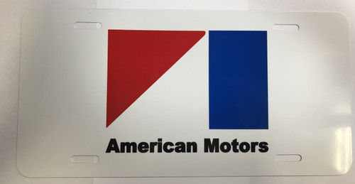 License Plate American Motors