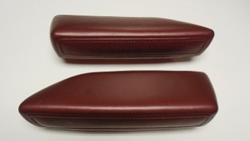 Arm Rest Pads Rear 68-70 B Body Convertible Red