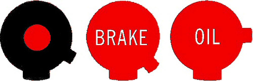 Indicator Lens Set 70 E Body w/Std Dash