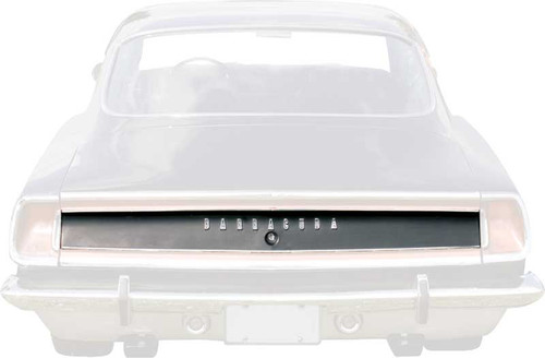 Trunk Finish Panel 69 Barracuda Formula S