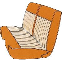 Front Split Bench Seat Cover 1969 Dart Swinger & Swinger 340 Hdtp Only