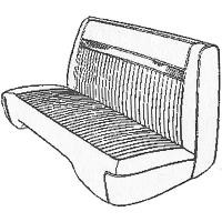 1967 Valiant 200 & Signet Rear Bench Cloth