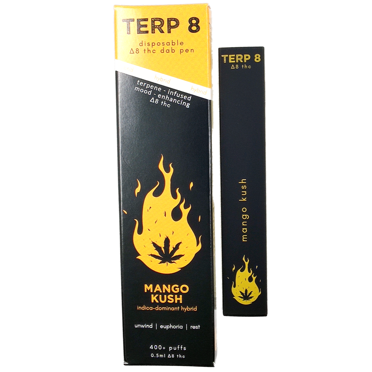 Mango Kush Disposable Delta8 Dab Pen Terp 8