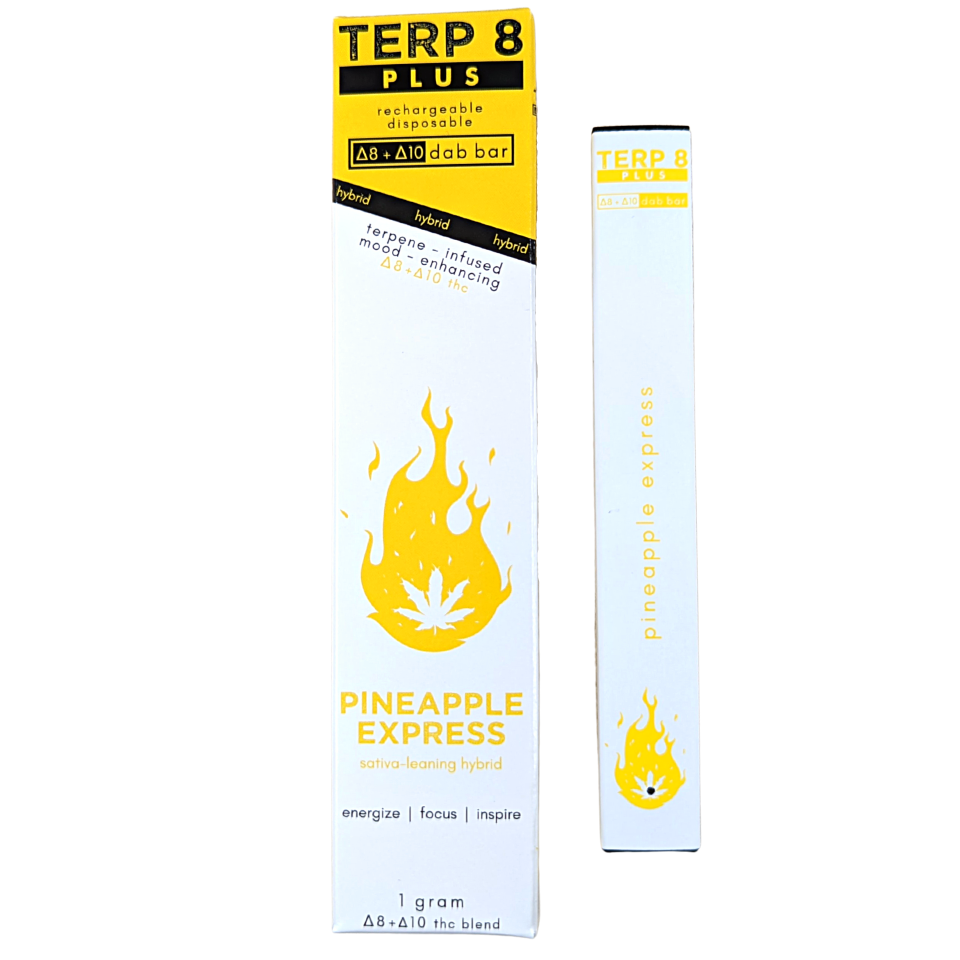 1Gram Pineapple Express Delta8 + Delta10 THC Disposable Dab Bar by