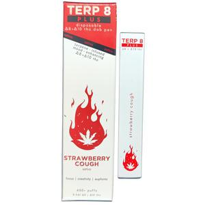 1/2-Gram Strawberry Cough Delta-8 + Delta-10 THC Disposable Dab Pen 1/2-Gram Strawberry Cough Delta-8 + Delta-10 THC Disposable Dab Pen