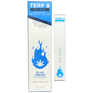 1/2-Gram Blue Dream Delta-8 + Delta-10 THC Disposable Dab Pen 1/2-Gram Blue Dream Delta-8 + Delta-10 THC Disposable Dab Pen