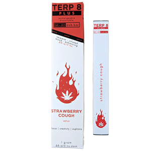 1-Gram Strawberry Cough Delta-8 + Delta-10 THC Disposable Dab Bar 1-Gram Strawberry Cough Delta-8 + Delta-10 THC Disposable Dab Bar