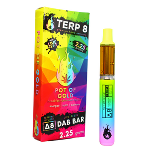 2.25-Gram Pot of Gold Delta-8 Live Resin Disposable Dab Bar