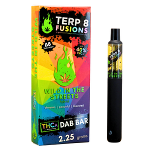 2.25-Gram Wild in the Streets THCA + D8 Live Resin Disposable Dab Bar 2.25-Gram Wild in the Streets THCA + D8 Live Resin Disposable Dab Bar
