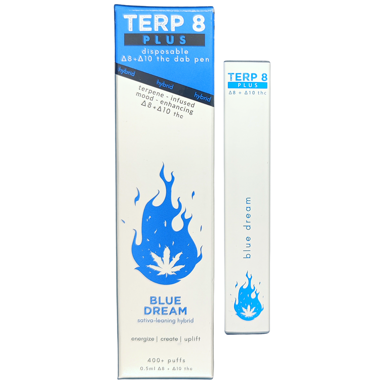 1/2-Gram Blue Dream Delta-8 + Delta-10 THC Disposable Dab Pen