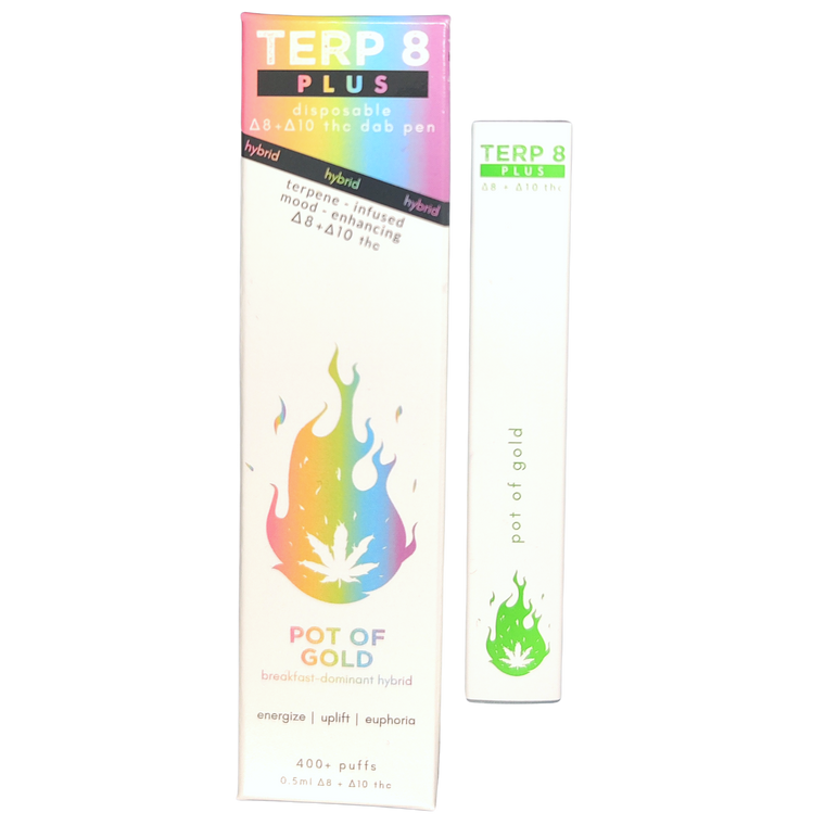 1/2-Gram Pot of Gold Delta-8 + Delta-10 THC Disposable Dab Pen