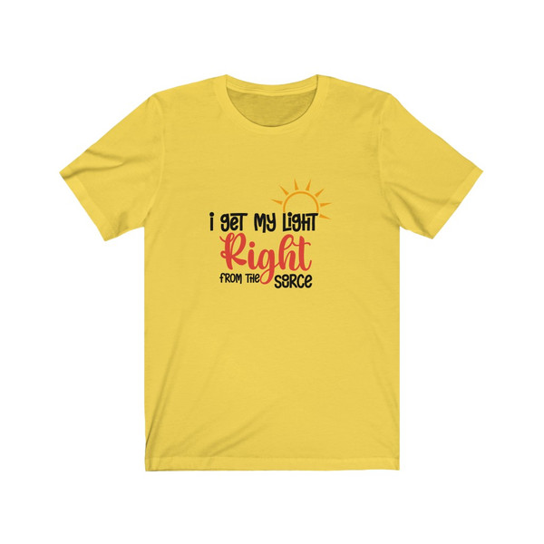 Light from the source Short Sleeve Tee