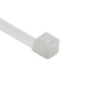 Cable Tie, 14" Long, UL Rated, 40lb Tensile Strength, PA66, Natural, 100/pkg, T40L9C2