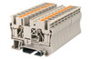 Terminal Block, Push-In, DIN rail mount, 20-8 AWG, Beige, 600V 40A, DP6N