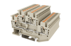 Terminal Block, Push-In, 2 Level, DIN rail mount, 26-12 AWG, Beige, 300V 20A, DPP2.5N