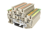 Terminal Block, Push-In, 2 Level with PE Foot, DIN rail mount, 26-12 AWG, Beige, DPP2.5N-L2PE