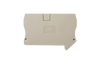 Terminal Block End Cover, Push-In, for DP10N Series, Beige, DP10C