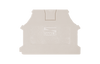 Terminal Block End Cover, Screw Clamp, for DK4N Series, Beige, DK4NC