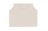 Terminal Block End Cover, Screw Clamp, for DK16N Series, Beige, DK16NC