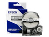 Heat Shrink Tube Label Cartridge, Epson LabelWorks PX, 3/8 in (10mm), Black on White, AWG 4-12, 210STBWPX-90