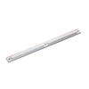 WireRail Adhesive Mounting Base, 12" x 0.75", For T18-T120 Cable Ties or GT.375-GT.75 Grip Ties, PA66HS, White, 50/pkg, 151-04657
