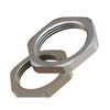 Locknut, Metal, NPT 2", Nickel-Plated Brass, for Cord Grips and Cable Glands, Lutze TOP-T, LMNPT20