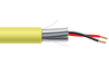 18 AWG 2 Cond Plenum Shielded Yellow Jacket 1000ft/roll/box
