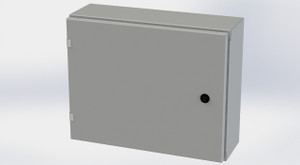 Enclosure, Enviroline, Nema Type 3R, 4, 12, steel, hinged, 16X20X6, SCE-16EL2006LP