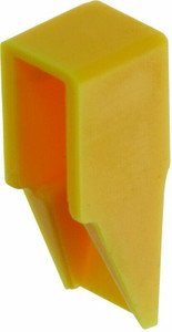 End Cap for Internal Jumpers, SQIK 2.5-10, Yellow, 20/pack