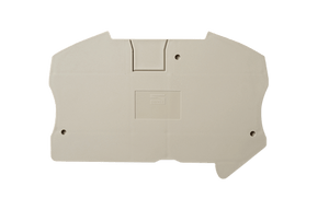 Terminal Block End Cover, Push-In, for DP16N Series, Beige, DP16C