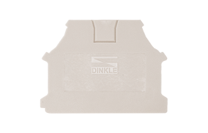 Terminal Block End Cover, Screw Clamp, for DK4N Series, Beige, DK4NC