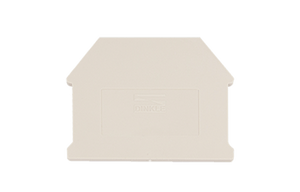 Terminal Block End Cover, Screw Clamp, for DK10N Series, Beige, DK10NC
