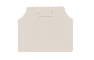 Terminal Block End Cover, Screw Clamp, for DK16N Series, Beige, DK16NC