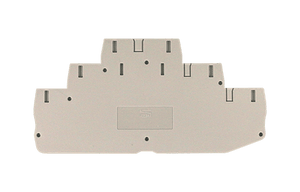 Terminal Block End Cover, Push-In, for DP2.5N-3L (3 Level) Series, Beige, DP2.5C-3L