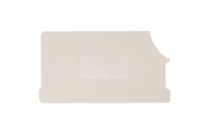 Terminal Block End Cover, Screw Clamp, for DK4N-TF / DK4N-TFLXX Fuse Series, Beige, DK4NC-TF