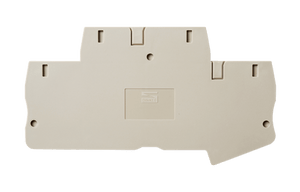 Terminal Block End Cover, Push-In, for DPP4N (2 Level) Series, Beige, DPP4C
