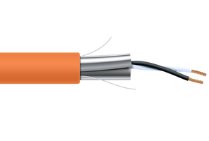 22 AWG 2 Cond Plenum Shielded MSTP, MS/TP, Low-Cap 12.5pf Orange Jacket 1000ft/roll/box, CARC156-ORG